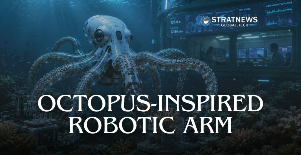 Octopus-inspired robotic arm