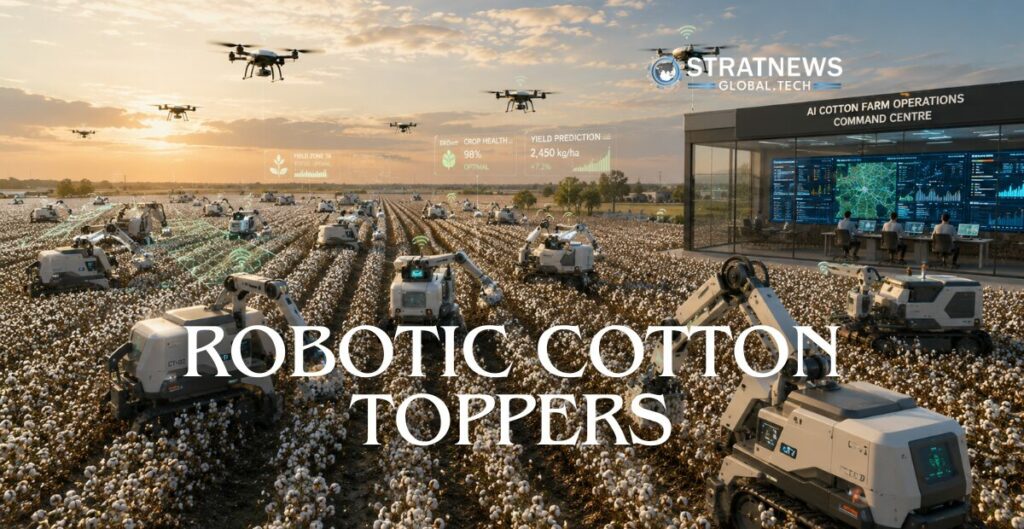 Robotic cotton toppers